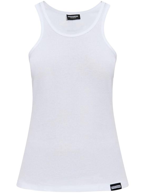  디스퀘어드2 민소매 티셔츠 D8D055800 11012 WHITE