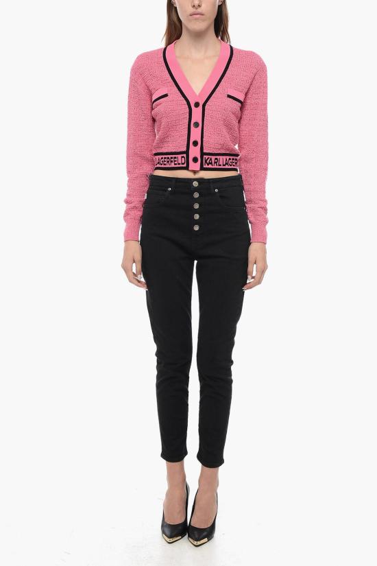  칼라거펠트 가디건 235W2007449 Pink - KARL LAGERFELD
