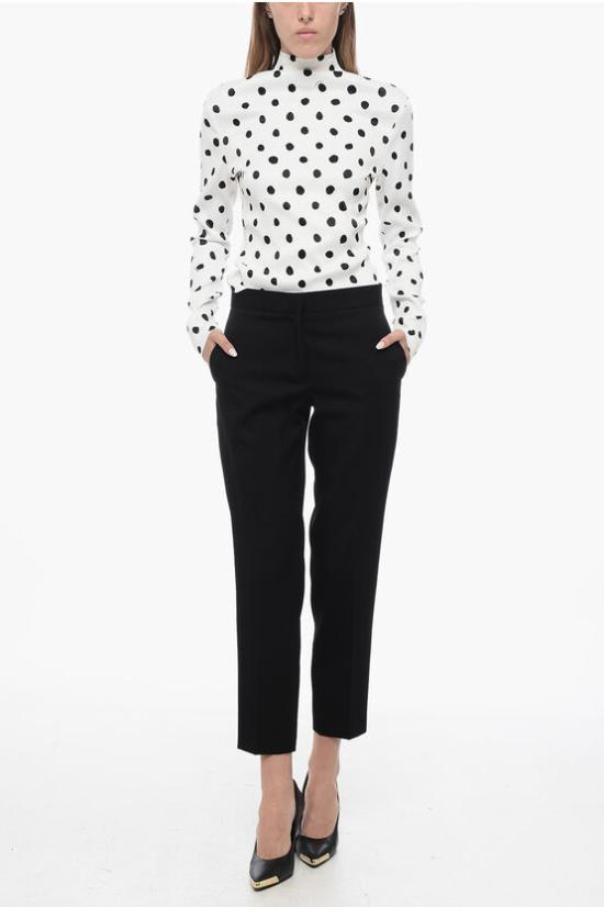  질샌더 스트레이트 팬츠 J02KA0008 J40003 001 Black - JIL SANDER