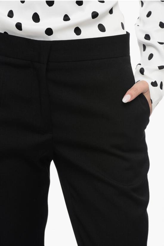  질샌더 스트레이트 팬츠 J02KA0008 J40003 001 Black - JIL SANDER