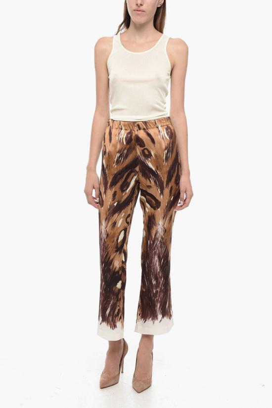  마르니 스트레이트 팬츠 PAMA0212A0UTV912WBM20 Brown - MARNI