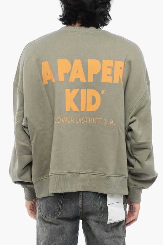  어 페이퍼 키드 긴팔 티셔츠 F3PKUASW020084 Green - A PAPER KID