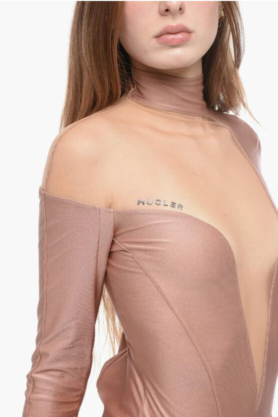  뮈글러 원피스 수영복 23W1BO0191850 B24N1 Pink - MUGLER