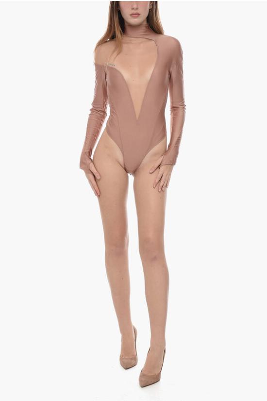  뮈글러 원피스 수영복 23W1BO0191850 B24N1 Pink - MUGLER