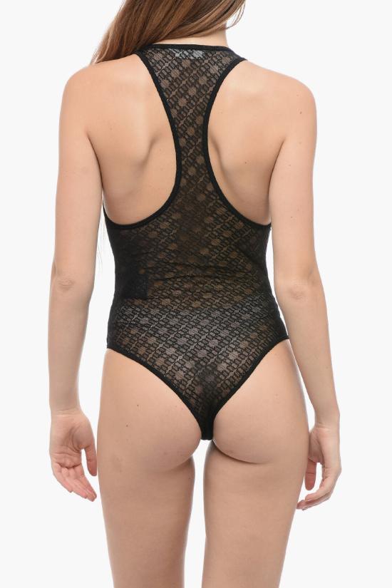  팜앤젤스 바디수트 티셔츠 PWUD003F23FAB0011010 Black - PALM ANGELS