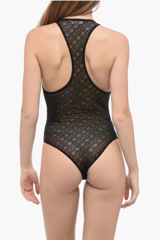  팜앤젤스 바디수트 티셔츠 PWUD003F23FAB0011010 Black - PALM ANGELS