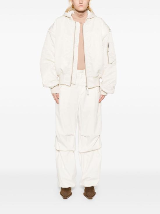 24FW 엔타이어 스튜디오 후드 티셔츠 ES2539IV IVORY - ENTIRE STUDIOS