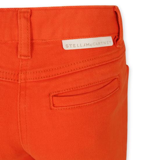  [키즈] 스텔라 맥카트니 스트레이트 팬츠 TT6E40 Z0156 437 ORANGE - STELLA MCCARTNEY