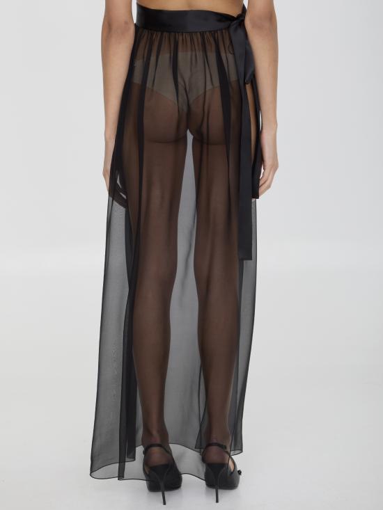 24FW 돌체앤가바나 롱 스커트 F4C0AT BLACK - DOLCE & GABBANA