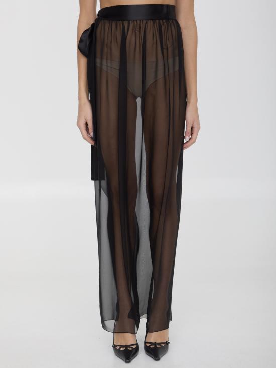 24FW 돌체앤가바나 롱 스커트 F4C0AT BLACK