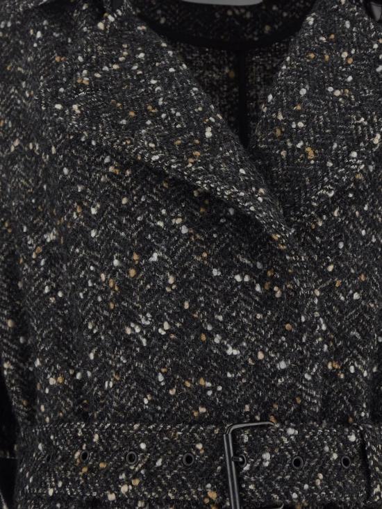 24FW 이자벨마랑에뚜왈 코트 MA0266FA B3D01E01BK Black - ISABEL MARANT ETOILE