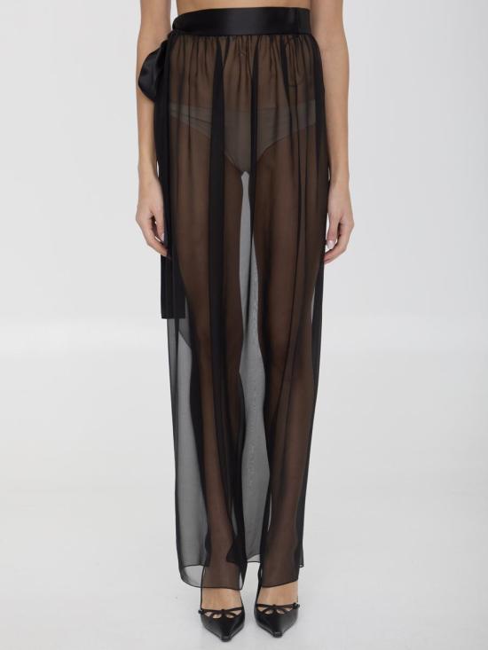 24FW 돌체앤가바나 롱 스커트 2162072 F4C0AT FU1AT N0000 Black