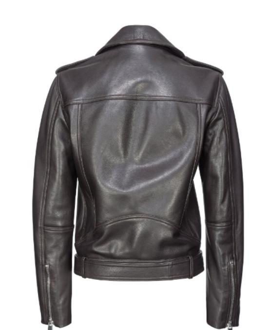25SS 핑코 가죽 자켓 103897A21L M04 Marrone oltre buio - PINKO