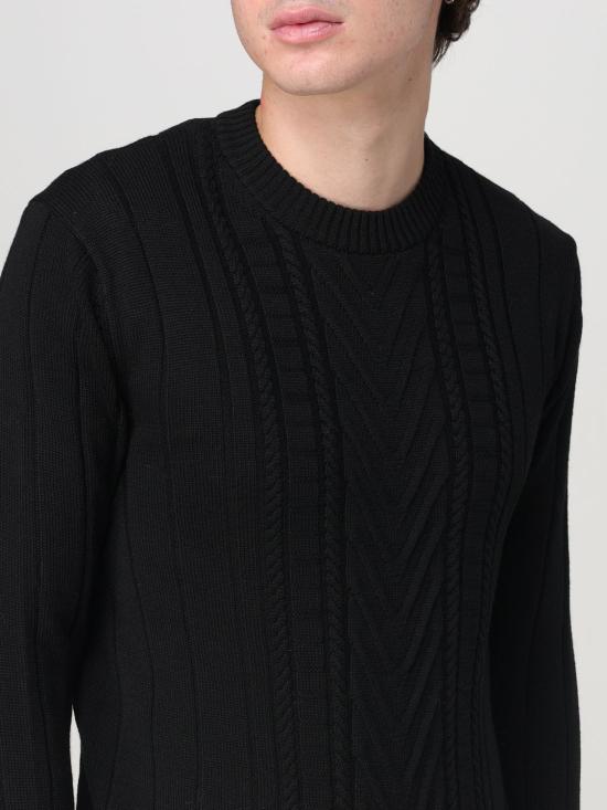 26FW 파올로 페코라 스웨터 A046F009 9000 Black - PAOLO PECORA