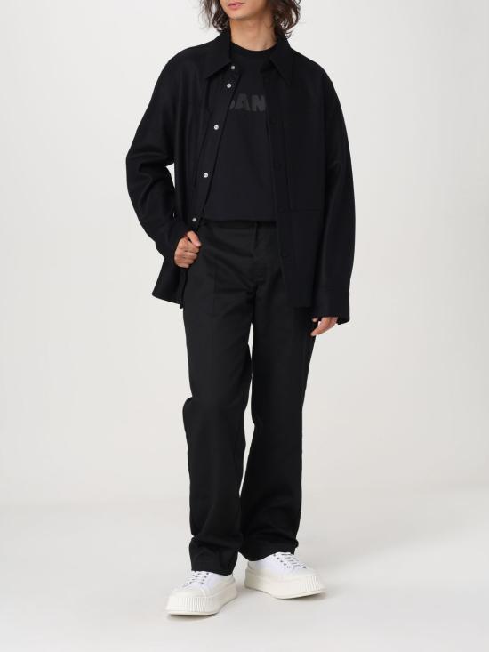 26SS 질샌더 긴팔 셔츠 J22DL0258J40045 001 Black - JIL SANDER
