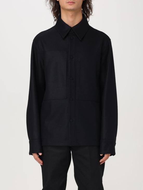 26SS 질샌더 긴팔 셔츠 J22DL0258J40045 001 Black