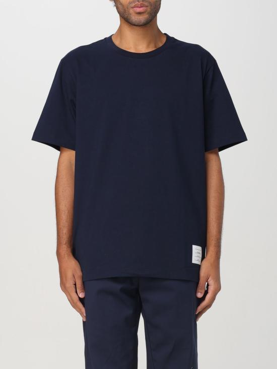 25FW 톰브라운 반팔 티셔츠 MJS067A00042 415 Navy