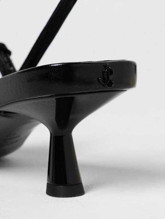 24FW 지미추 뮬/슬리퍼 DIDI45CGT SILVER BLACK Black - JIMMY CHOO