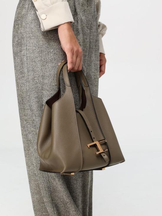 25FW 토즈 T 타임리스 미니 토트백 XBWTSBA9100Q8E C404 Dove Grey - TODS