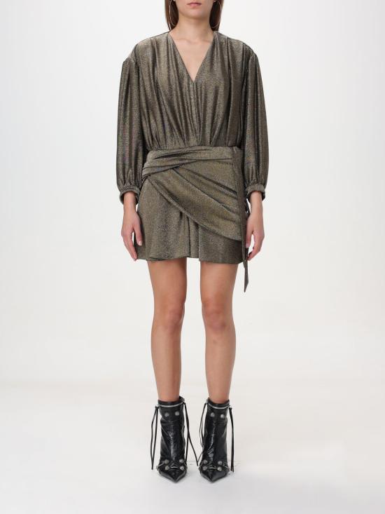  발렌시아가 숏 원피스 772748TPV27 1075 Gold