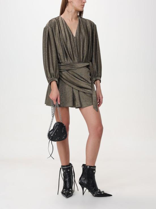  발렌시아가 숏 원피스 772748TPV27 1075 Gold - BALENCIAGA