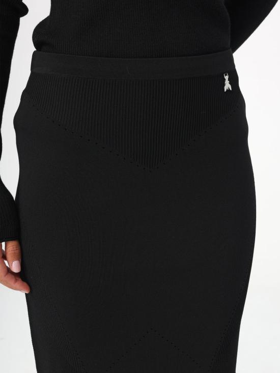 24FW 파트리지아페페 롱 스커트 8G0412K195 K103 Black - PATRIZIA PEPE