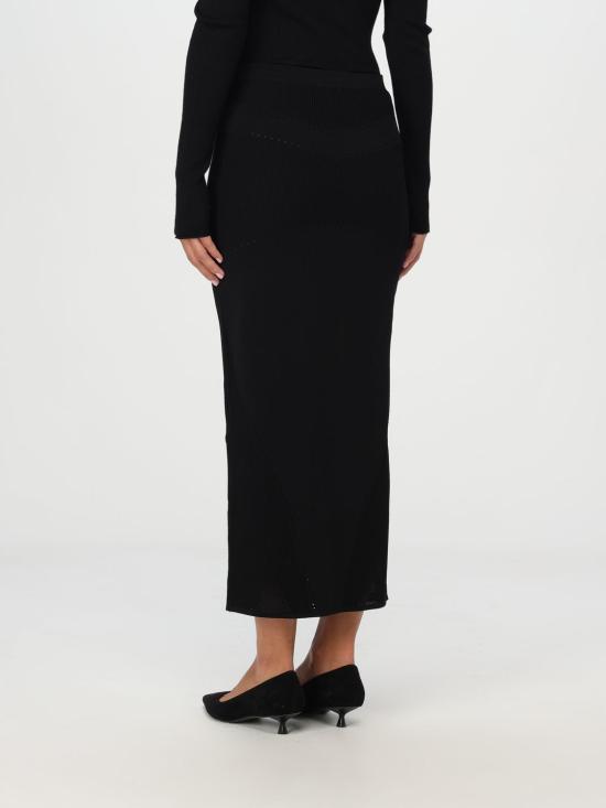 24FW 파트리지아페페 롱 스커트 8G0412K195 K103 Black - PATRIZIA PEPE