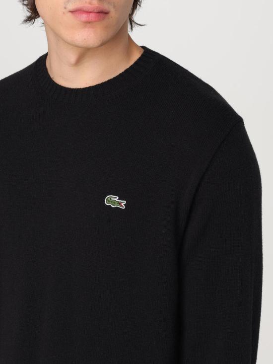 25FW 라코스테 스웨터 AH2916 031 Black - LACOSTE