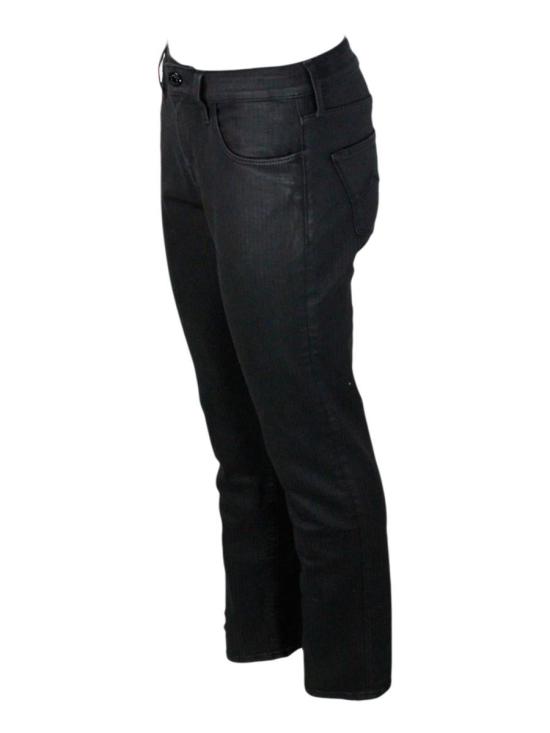 25FW 야콥코헨 스트레이트 팬츠 VQ00706S4111 177F Black - JACOB COHËN