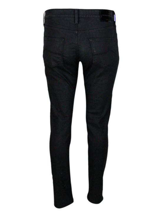 25FW 야콥코헨 스트레이트 팬츠 VQ00706S4111 177F Black - JACOB COHËN