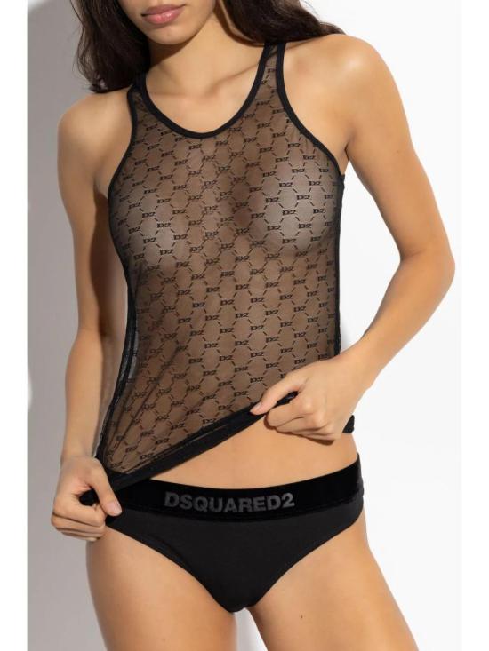 24FW 디스퀘어드2 민소매 티셔츠 D8D055750 01013 BLACK - DSQUARED2