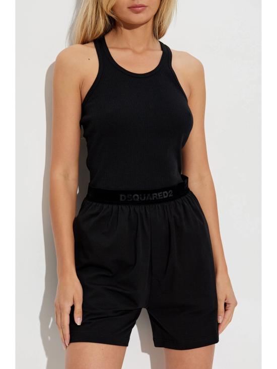 24FW 디스퀘어드2 민소매 티셔츠 D8D055800 01012 BLACK - DSQUARED2