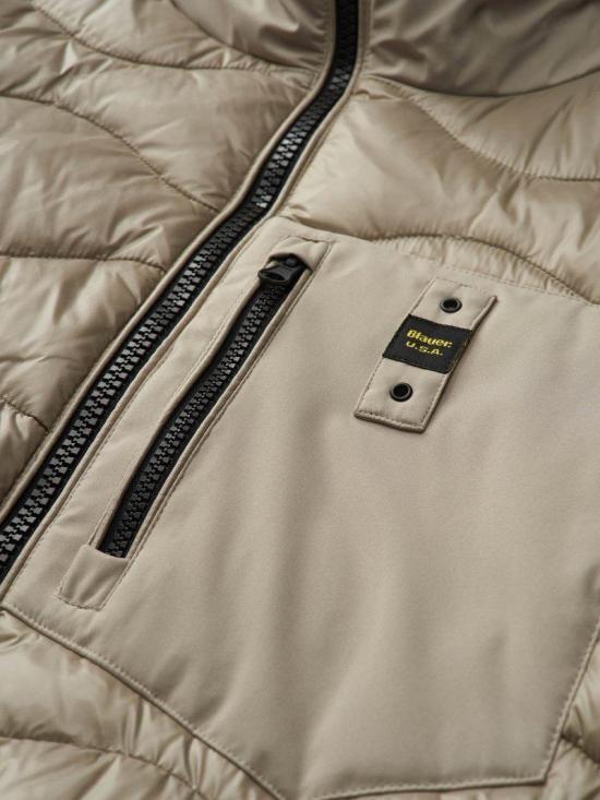 24FW 블라우어 숏패딩 24WBLUC08034 301 BEIGE - BLAUER