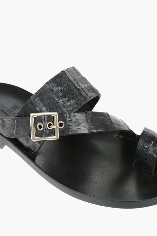  꼬르넬리아니 샌들 77TMNN 6220901 002 Black - CORNELIANI