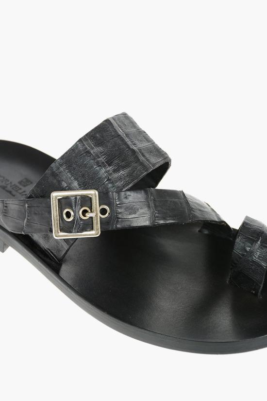  꼬르넬리아니 샌들 77TMNN 6220901 002 Black - CORNELIANI