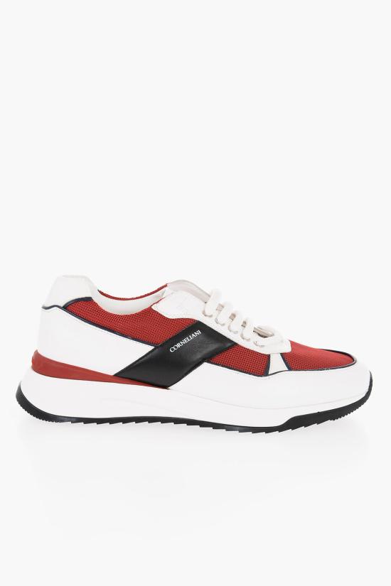  꼬르넬리아니 스니커즈 83TM20 9120916 080 Bianco Rosso - CORNELIANI