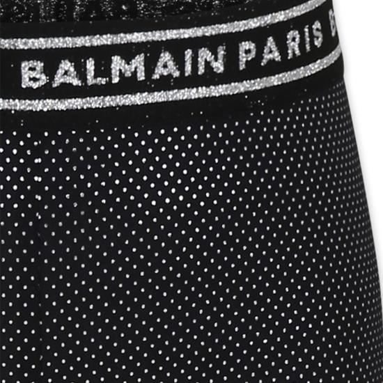  [키즈] 발망 레깅스 BT6C50 J0292 930AG BLACK - BALMAIN