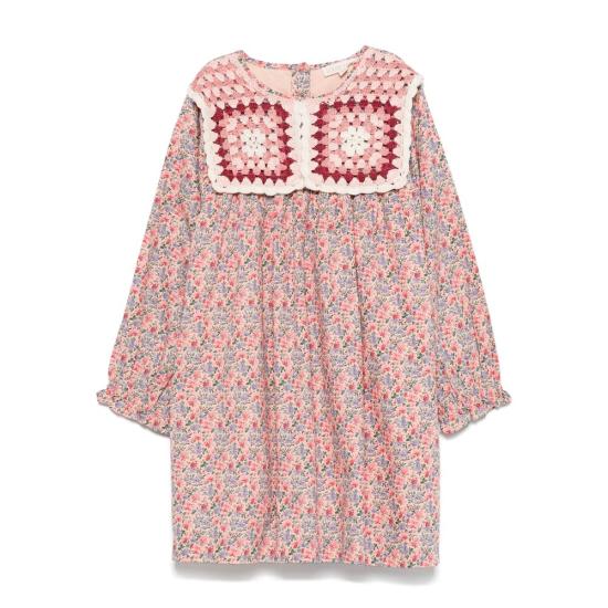 24FW [키즈] 루이스미샤 원피스 S0257 WARISE BS FL PINK