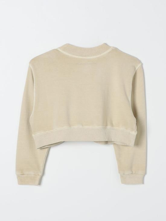 24FW [키즈] MM6 메종마르지엘라 티셔츠 M60683MM03Z M6705 Beige - MM6 MAISON MARGIELA