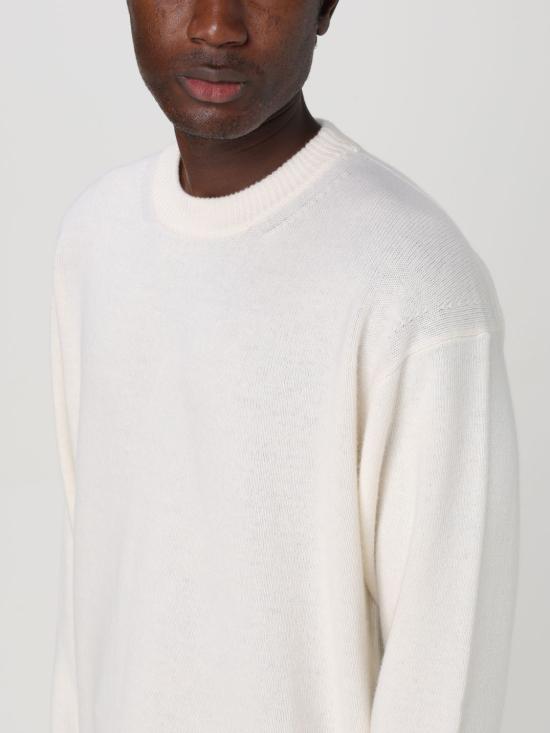 25FW 로베르토 콜리나 스웨터 RA37401 02 White - ROBERTO COLLINA