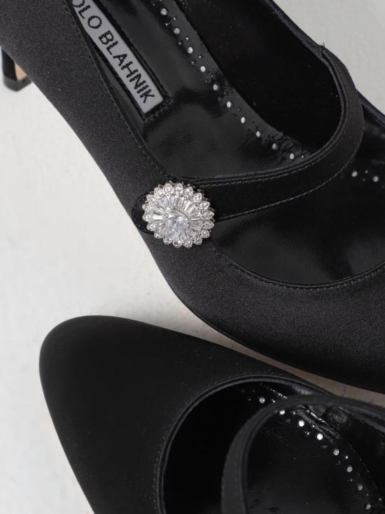  마놀로 블라닉 뮬/슬리퍼 3242853 0015 Black - MANOLO BLAHNIK