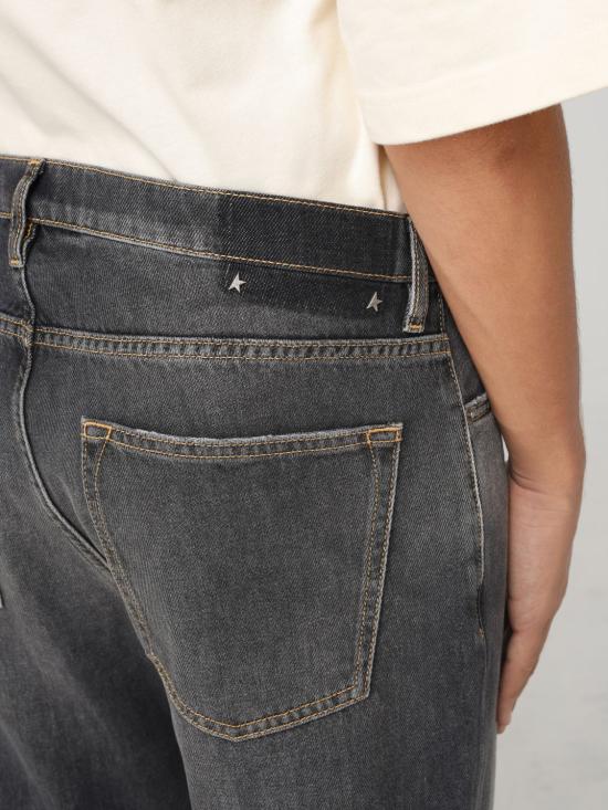 25FW 골든구스 데님 팬츠 GMP01186P00099490100 Black - GOLDEN GOOSE