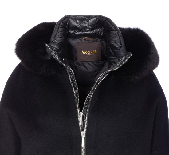 25FW 무레르 숏패딩 PEGASOCWRU0001 Black - MOORER