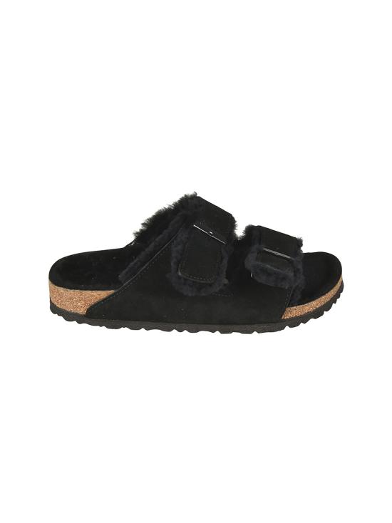  버켄스탁 샌들 752663 ARIZONA SHEARLING Black