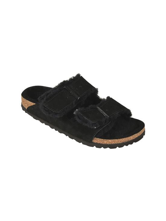  버켄스탁 샌들 752663 ARIZONA SHEARLING Black - BIRKENSTOCK