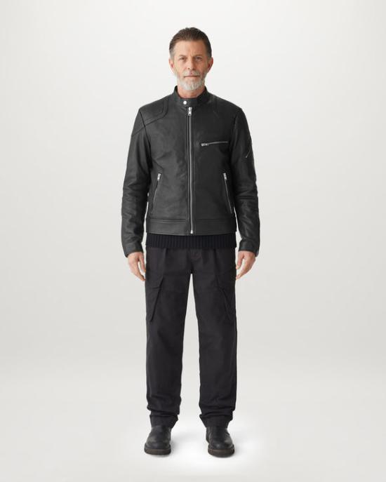 벨스타프 가죽 자켓 104761 T RACER JACKET BLACK Black - BELSTAFF