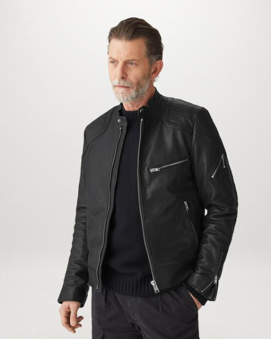  벨스타프 가죽 자켓 104761 T RACER JACKET BLACK Black - BELSTAFF