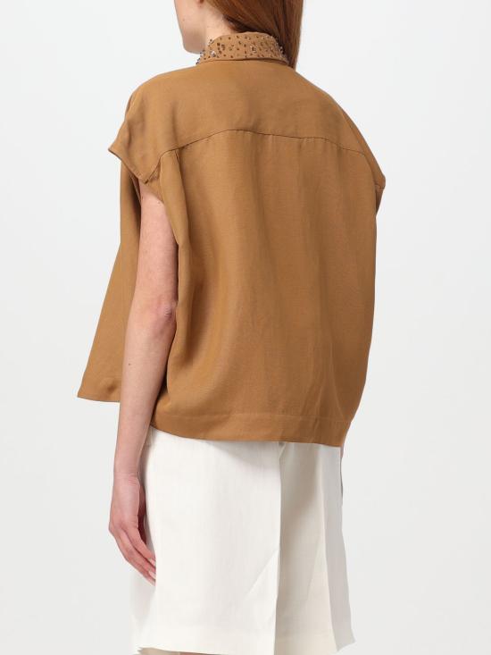  파비아나 필리피 셔츠 CAD274F241D544 1255 Beige - FABIANA FILIPPI