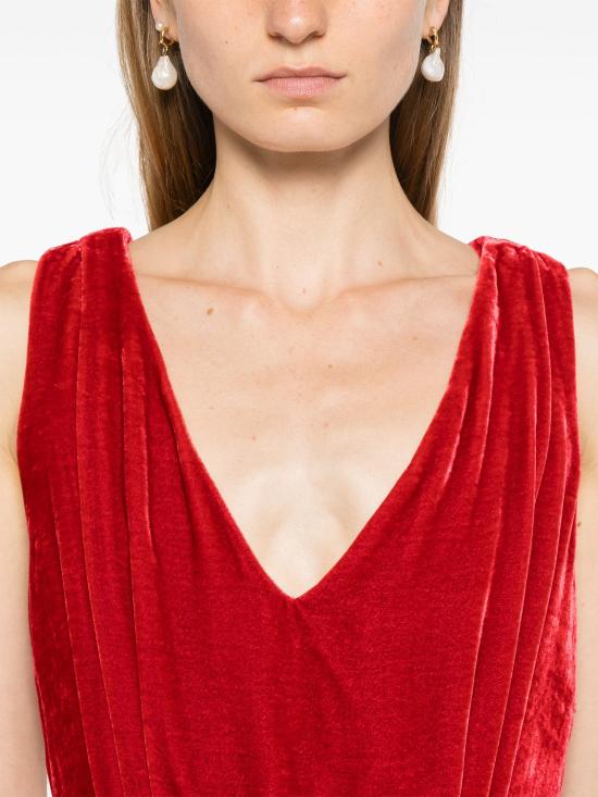  파로쉬 롱 원피스 D725473RELUR24 009 ROSSO - PAROSH