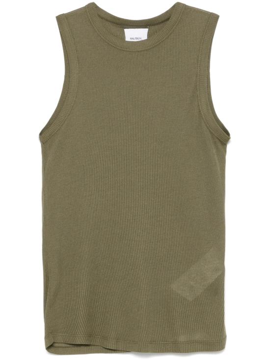  하프보이 민소매 티셔츠 HFW241WTTA067111 032 DARK OLIVE